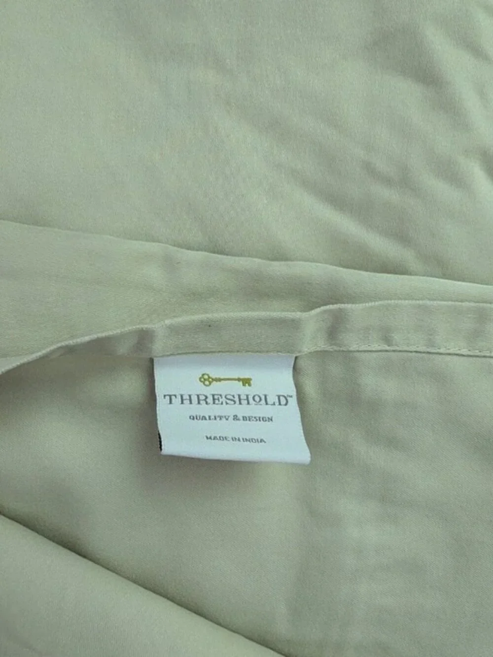Threshold 100% Cotton Light Green Flat and Fitted‎ Sheets -Twin
